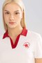 Crop Polo Collar Sportsman Pique Short Sleeve T-Shirt C5829Ax24Sm - 3