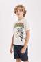 Boy's Ninja Turtles-Retro Crew Neck Short Sleeve T-Shirt D1368A8Bg285Mc - 3