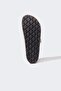 Men's Flat Sole Double Strap Faux Leather Slippers C3755AX24HS - 5