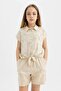 Viscose Shorts for Girls B5050A824Hs - 3