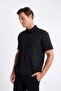 New Regular Fit Basic Plain Short Sleeve Polo T-Shirt D4778Ax24Sm - 4