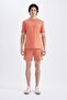 Slim Fit Narrow Leg Shorts A3893Ax24Hs - 2