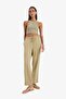 High Waist Pocket Jogger Linen Trousers - Short Leg C7683Ax24Sm - 3