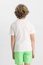 100% Cotton Crew Neck Color Changing Printed Short Sleeve T-Shirt for Boys C6257A824Hs - 8