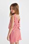 Striped Athlete's Tank Top with Bow on the Back for Girls C9812A824Hs - 4