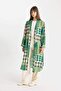 Relax Fit Patterned Long Viscose Kimono C9688Ax24Sm - 2