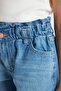 Paperbag Jean Shorts for Girls B8113A824Sm - 6