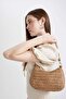 Women's Straw Shoulder Bag B9034Axns