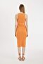 Bodycon Halter Neck Ribbed Camisole Basic Sleeveless Midi Dress U8106Az24Sm - 6
