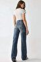 Mid-Waist Straight Leg Denim Trousers - 3