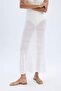 Fitted Sleeveless White Midi Crochet Dress D3325Ax24Sm - 5