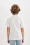 Crew Neck Printed Short Sleeve T-Shirt Boys D0431A824Hs - 6