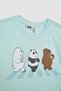 We Bare Bears Crew Neck Short Sleeve T-Shirt Girl's C2630A824Sm - 8