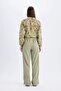 Relax Fit Elastic Waist Basic Straight Wrinkled Trousers Z8788Az24Sm - 6