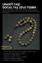 Original Natural Stone 8mm Unakite Stone 33-Piece Prayer Beads, Men's Gift, Handmade Prayer Beads