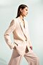Regular Fit Double Breasted Lapel Linen Blend Button down Blazer Jacket Z8528Az24Sm - 2