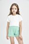 Paperbag Shorts for Girls C5713A824Sm - 3