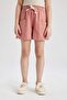 100% Cotton Pocket Woven Shorts for Girls Z8803A624Hs