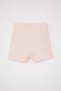 Baby Girl Embroidered Waffle Short Sleeve T-Shirt Shorts 2-Piece Set C2552A524Sm - 2