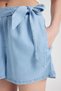 High Waist Flowy Fabric Shorts B5804Ax24Sm - 6