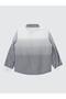 Striped Glasses Embroidered Shirt for 10-13 Years Old - Gray - 2