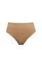 Regular Fit Shiny Fabric High Waist Bikini Bottom-Fall in Love C3180Ax24Sm - 6