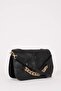 Women's Chain Detailed Faux Leather Shoulder Bag C1198Axns - 3