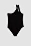 Girl's One Shoulder Swimsuit C0369A824Sm - 3