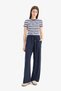 Florida Belmando Fabric Palazzo Pants with Pockets High Waist Wide Leg J8738Az25Sm
