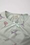 Baby Girl Ballerina Pattern Short Sleeve Combed Cotton Pajama Set C2036A524SM - 2