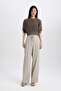 Crew Neck Half Sleeve Crochet Knitwear T-Shirt C9165Ax24Sm - 2
