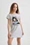 Girl's Short Sleeve Printed Dress C6967A824SM - 3
