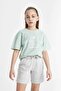 Relax Fit Crew Neck Printed 2-Pack Short Sleeve T-Shirt Girls B6703A824Sm - 4