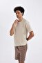 100% Cotton Oversize Wide Fit Crew Neck Printed Short Sleeve T-Shirt C0151Ax24Sm - 4