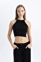 Coool Fitted Ribbed Camisole Basic Plain Undershirt C4080Ax24Sm
