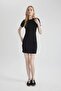 Bodycon Ribbed Camisole Short Sleeve Mini Dress C1503ax24sp - 2