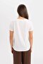 Crew Neck Printed Short Sleeve T-Shirt C3965AX24SP - 6