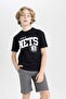 Nba Brooklyn Nets Oversize Crew Neck Short Sleeve T-Shirt Boys' C0393A824Sm - 3