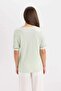 V-Neck Short Sleeve T-Shirt C3964AX24SP - 5