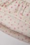 Baby Girl Crew Neck Floral Ribbed Camisole Short Sleeve T-Shirt C3985A524SM - 3