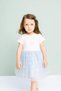 Baby Girl Floral Ribbed Camisole Short Sleeve Tutu Dress C5985A524SM - 3