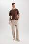 Gabardine Trousers Baggy Fit Pocket Straight Leg B4762Ax24Sp - 2