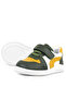 Genuine Leather Khaki Yellow Anatomical Baby Sneakers - 7