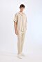 Jogger Pants Cotton Tight Legged Lace-Up Waist Elasticated Pockets Z6475Az24Sp - 3