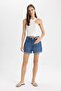 Mom Fit High Waist Jean Shorts C2380Ax24Sm - 2