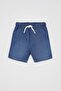 Baby Boy Basic Plain Waist Lace up Jean Shorts C2281A524Sm - 3