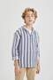 Boy's Hooded Long Sleeve Shirt B6542A824Sm - 3