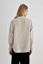 Oversize Wide Fit 100% Linen Long Sleeve Shirt Z6638Az24Sp - 4