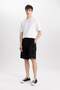 100% Cotton Relax Fit Cargo Pocket Bermuda Shorts B7639Ax24Sm - 2