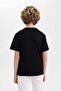 Boy's Crew Neck Printed Short Sleeve T-Shirt C0953A824Sm - 6